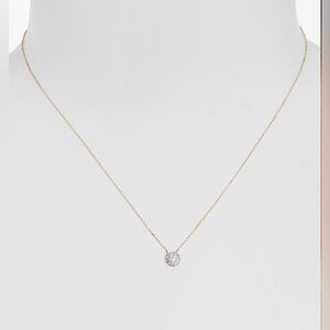 Dana Rebecca Designs Lauren Joy Diamond Disc Pendant Necklace